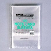 Clear Poly Sleeves for Single 5.5 B